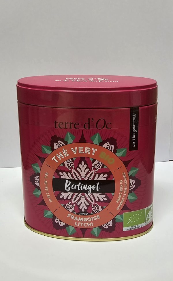 Thé vert bio Berlingot Framboise Litchi
